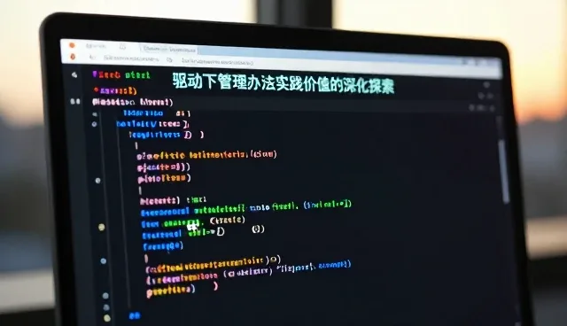 技术驱动下管理办法实践价值的深化探索
